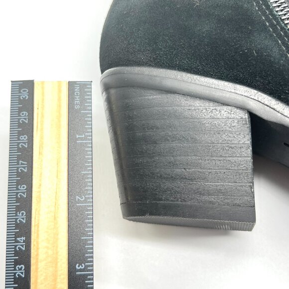 Ugg Womens Size 6.5 6.5M Breeda Black Suede Leather Ankle‎ Boots Shoes - Picture 14 of 16